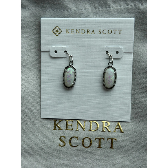 Kendra Scott Jewelry - Kendra Scott White Pendant Earrings